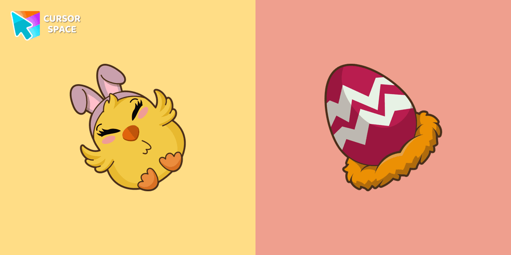 Easter Chick cursor cursor pack
